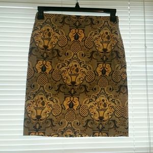 NWT TALBOTS GEOMETRIC PENCIL SKIRT